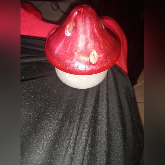 Adorable handmade custom mushroom jewlery dish - Picture 2 of 4